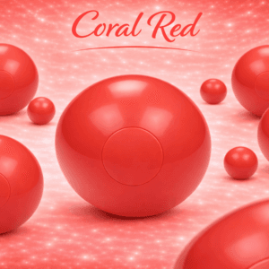Coral red 70mm ballenbak ballen