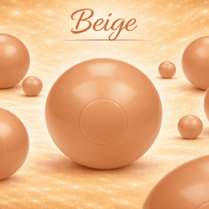 Beige 70mm ballenbak ballen