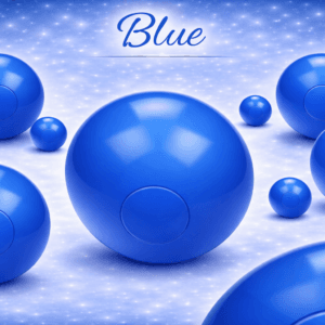 Blue 70mm ballenbak ballen