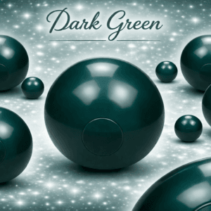 Dark green 70mm ballenbak ballen