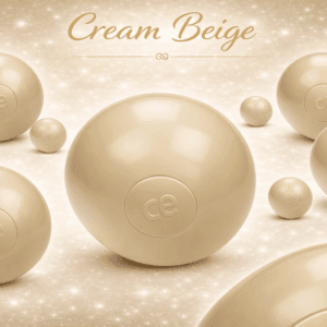 Creame beige 70mm ballenbak ballen