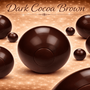 Dark Cocoa Brown 70mm ballenbak ballen