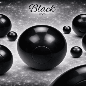 black 70mm ballenbak ballen